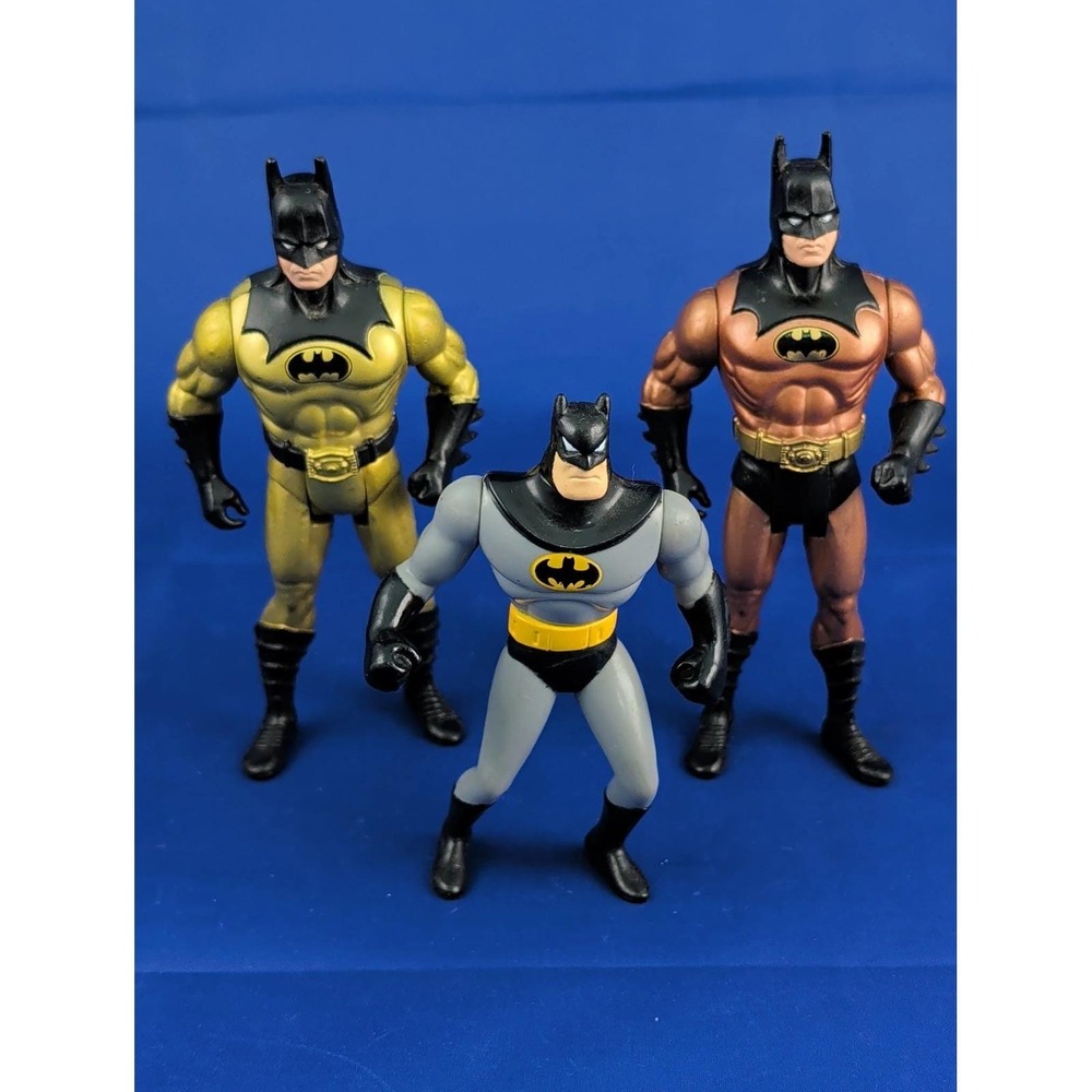 Vintage Batman Action Figure Lot Kenner 1990 1992 1993 DC Comics 3 Pcs